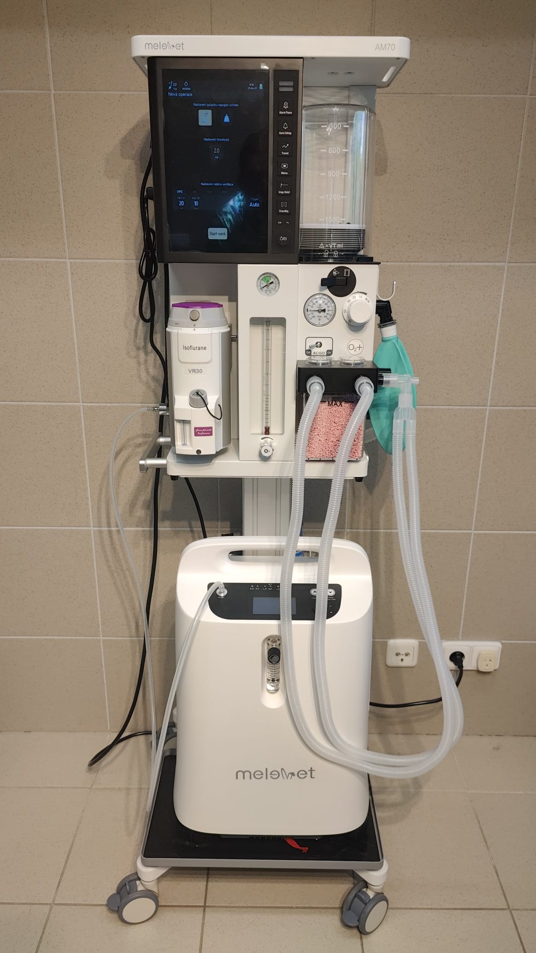 Vedení inhalační narkózy na moderní jednotce ORDINACE
